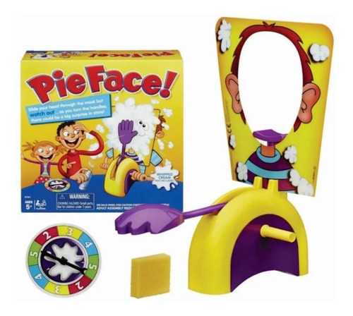 Juego Pastelazo Tortazo Pie Face Cara Torta 2 Jugadores