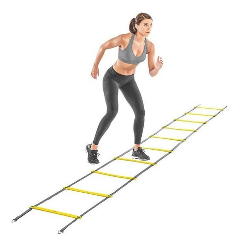 Imagem 4 de 5 de Escada Agilidade Pró Treinamento Funcional Poker Fitness