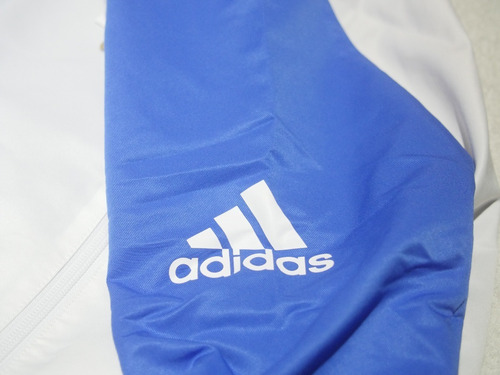 Imagen 6 de 8 de Campera adidas Rusia Doble Tela Blanca/azul Nueva
