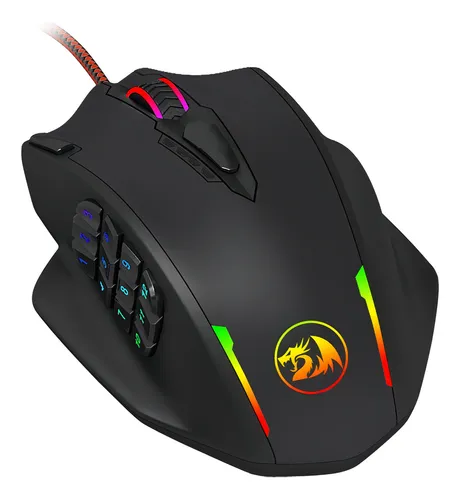 Mouse gamer de juego Redragon Impact M908 negro