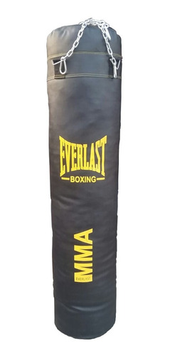 Saco De Box Everlast Nacional Con Relleno Y Cadena De Regalo