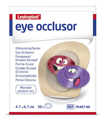 Parche Ocular Leukoplast Occlusor Junior Caja X30 Und