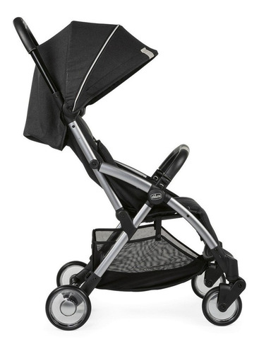 Imagen 2 de 5 de Cochecito de paseo Chicco Juvenile Goody graphite con chasis color plateado