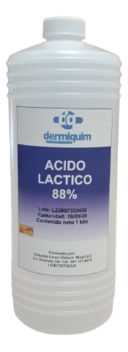 Acido Lactico Al 88% 1 Kilo ¡envio Gratis!