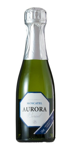 Mini Espumante Aurora Boreal Moscatel 187ml 