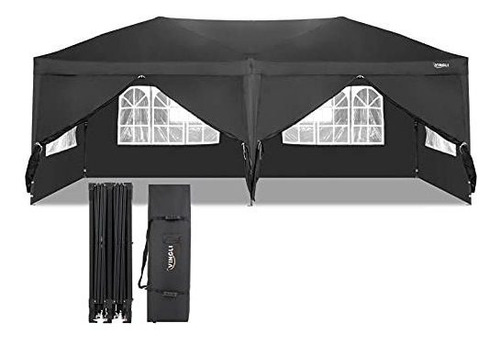 Carpa Plegable Vingli 10x20 Pies Con Paredes Removibles.