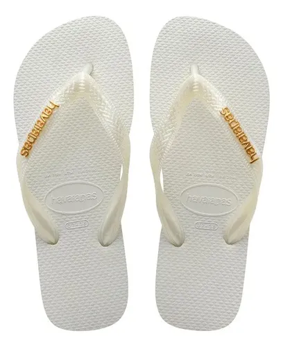 Sandália Havaianas Top Logo Metallic Tira Larga
