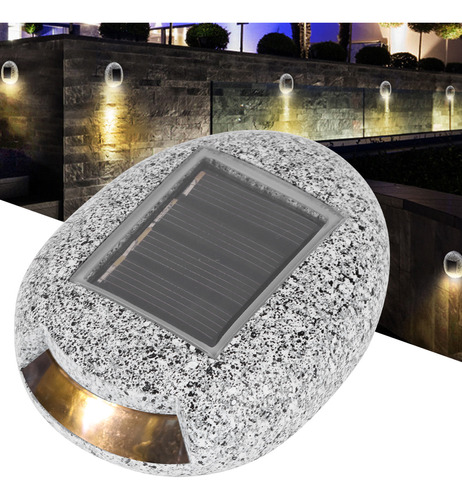 Piedra De Imitación Impermeable Solar Para Decoración De Jar