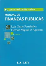 Comprar Manual De Finanzas Publicas Omar Fernandez Miguel D'agostino