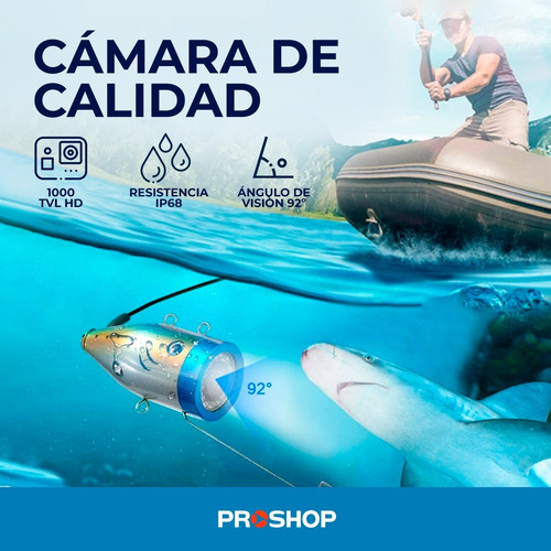 Camara Pesca Buscador Peces Monitor Lcd Bateria Recargable