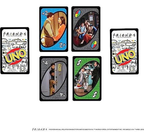 Uno Friends Juego De Cartas Familiar Juguete Mattel Games ;o
