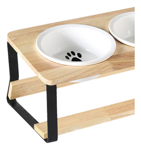 Cuencos Para Mascotas, Comedero Para Gatos Con Huella