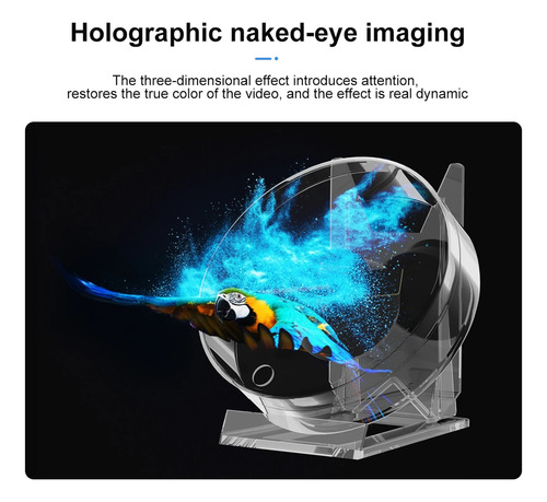 Proyector Holográfico 3d Compatible Ventilador 3d De