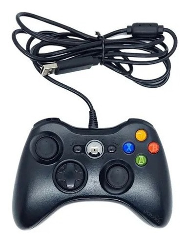 Imagen 1 de 4 de Joystick Xbox 360 Para Pc Con Cable Usb 