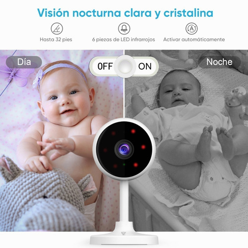 Imagen 5 de 7 de Mini Cámara Wifi Interior Seguridad 1080p