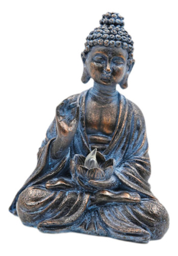 Buda Figurina Escultura Descripción De Energía Solar