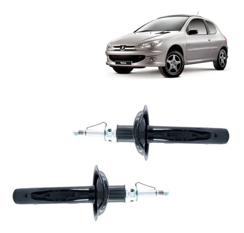 Par Amortiguadores Delanteros Para Peugeot 206 1.4 2002 2009