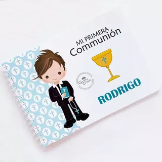 Primera Comunion - Libro De Firmas Para Niño - Personalizado