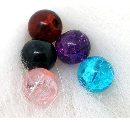 3 Pulseiras De Miçangas 100 Peças 8mm 100 Peças 8mm