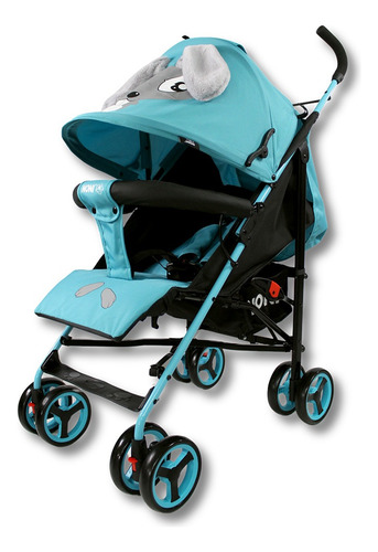 Carriola De Bastón Animada Noni Is-666 G Color Azul Chasis Negro