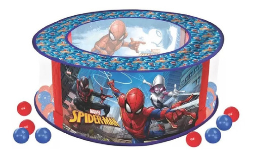 Brinquedo Piscina De Bolinhas Marvel Spider Man Lider 2053