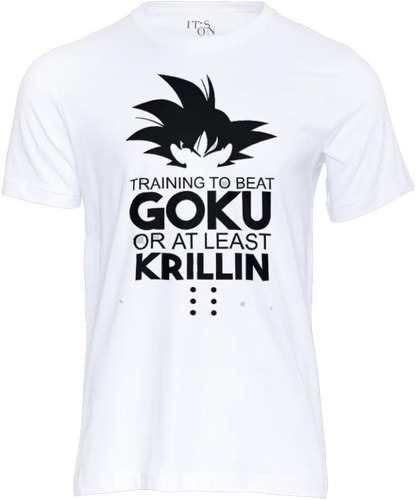 Playera Para Ejercicio. Training To Beat Goku. Dragon Ball Z