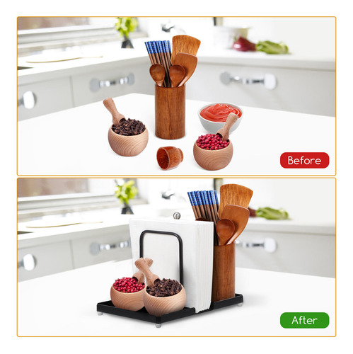 Servilletero Caddy Para Cocina, Especiero Para Cocina, Servi
