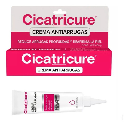 Crema Cicatricure Antiarrugas, 60 Grs.