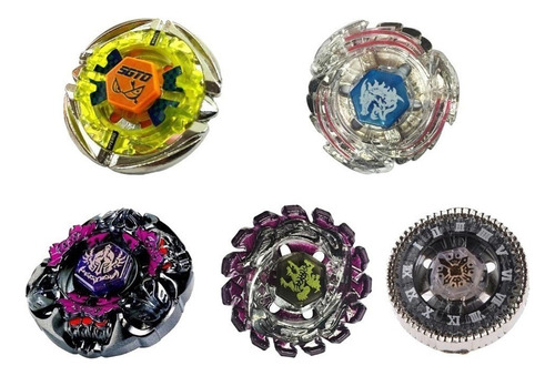 # 5 Piezas Beyblade Metal Fusion 4d Spinning Top Para