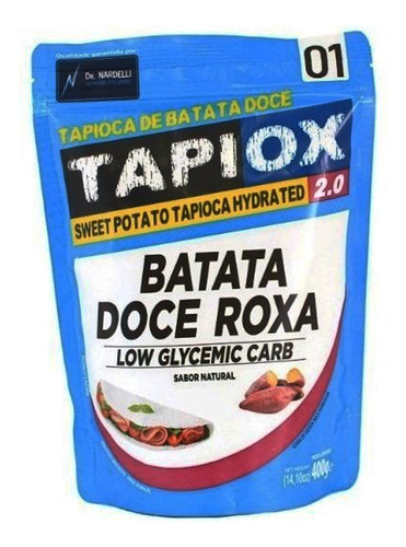 Massa Tapioca De Batata Doce Low Carb Dr. Nardelli 400g