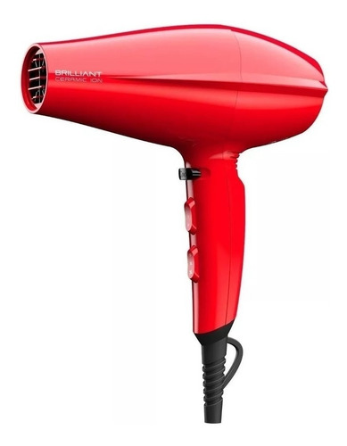 Imagen 4 de 6 de Secador de pelo GA.MA Italy Brilliant Ceramic Ion rojo 220V