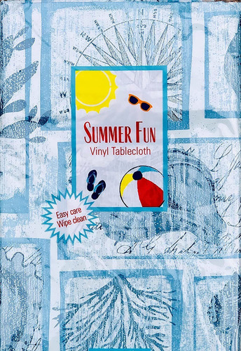 Summer Fun Coral Cove Shades Of Blue Nautical Sea Life - Man