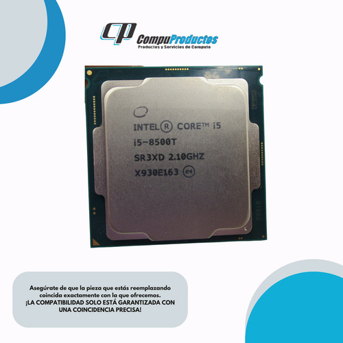 Procesador Intel Core I5-8500t Cache 9mb 350 Ghz 14nm (Reacondicionado)