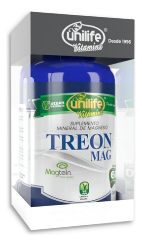 Treonato De Magnesio Unilife Vegano (60 Cápsulas)