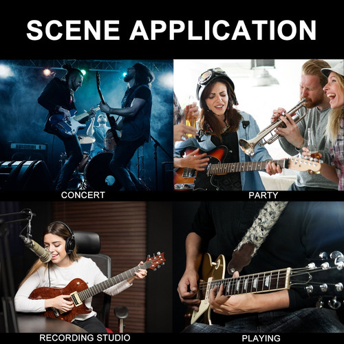 Mini Amplificador De Fone De Ouvido De Guitarra Elétrica