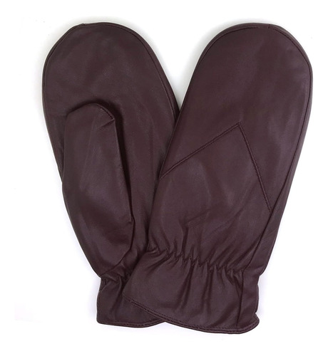 Zluxurq Guantes De Cuero De Piel De Cordero Para Mujer Guant