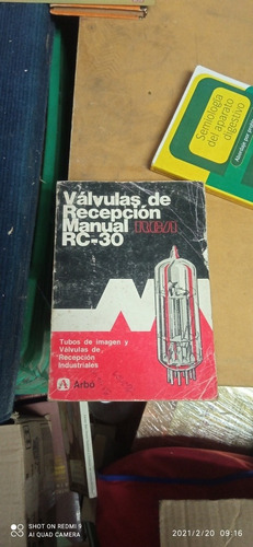 Libro Válvulas De Recepción Manual Rc 30