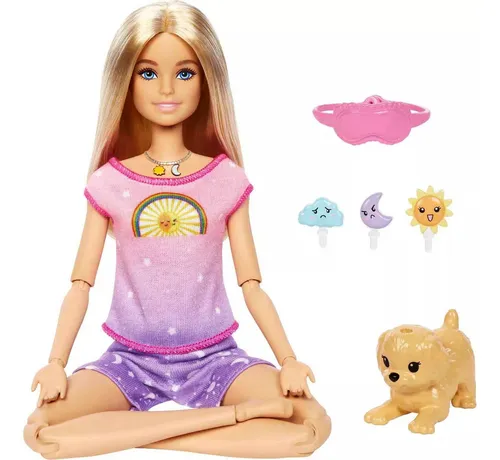 Mu eca Barbie Articulada Mattel Yoga Meditaci n Sonidos Luz