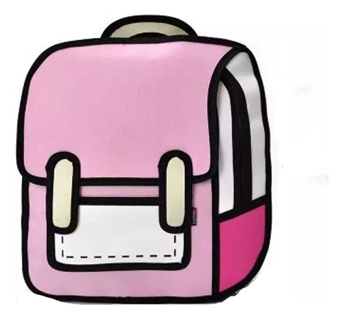 Mochila Tipo Anime-manga 2d Escolar 