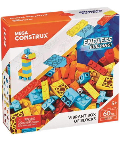 Mega Construx Figuras Colores Animales Ojos 60 Pzs - Mattel