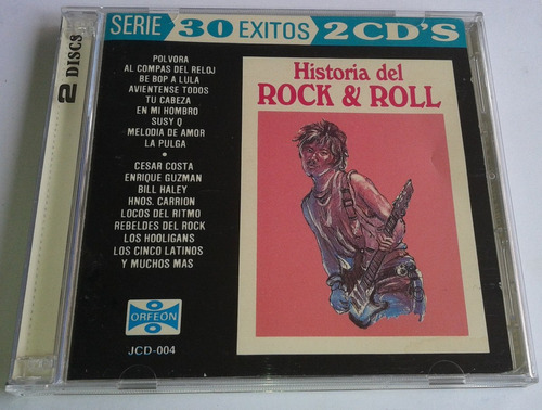 Historia Del Rock & Roll Volumen 1  Cd Doble Hecho En Mexico