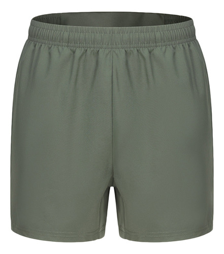 Pantalones Cortos De Cintura Media Con Bolsillos Laterales E