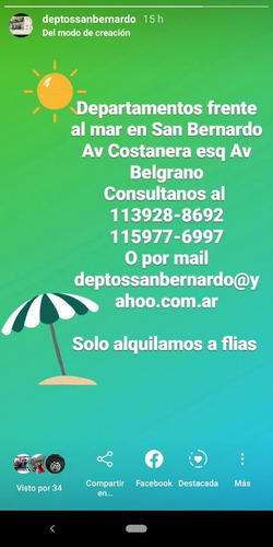 Imagen 12 de 14 de San Bernardo, Frente Al Mar, 2 Amb O Duplex 3 Amb