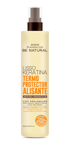 Be Natural Termoprotector Alisante Be Natural 250ml