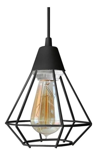 Aplique Pared Colgante Vintage Jaula Diamante A/led E27 Ferrolux