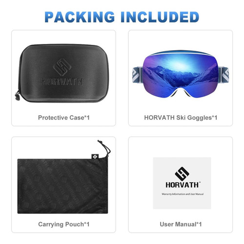 Horvath Gafas Nieve Antiparras Otg Adulto