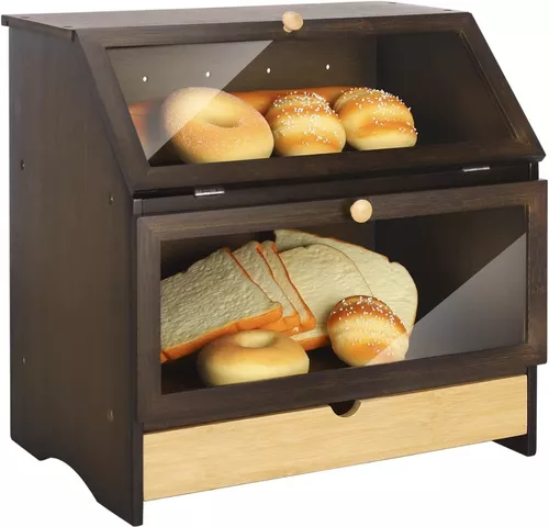 Caja Grande Para Guardar El Pan, Mueble Panera De Cocina