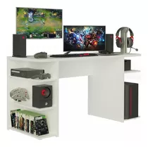 Comprar Escritorio Gamer Madesa Mesa Para Computador Gamer 9409 Mdp De 136cm X 75cm X 60cm Blanco