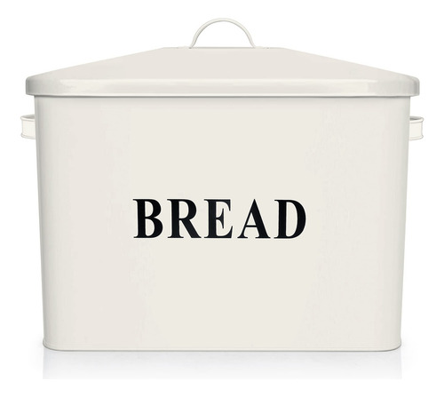 Caja De Pan E-far Cream Para Encimera De Cocina, Panera Metá