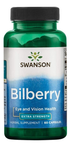 Bilberry Extra Strength Arándano 60cap Sabor No Aplica
